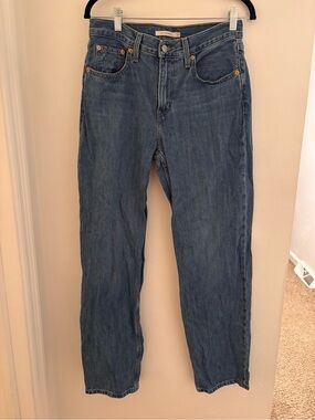 Levi’s High-Rise Straight Leg Jeans - Blue